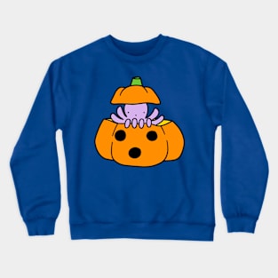 Jack O' Lantern Octopus Crewneck Sweatshirt